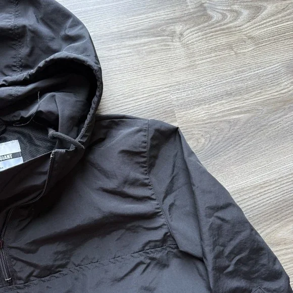 American Giant Black Windbreaker Jacket - Picture 4 of 9